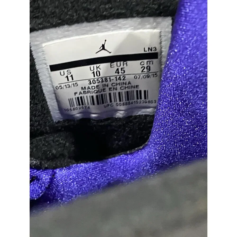 Size 11- Air Jordan 8 Three-Peat